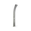 Speedshower SlimLine Deluxe garden solar shower, 225 cm, 24 liter tank, silver gray