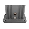 Speedshower SlimLine Deluxe garden solar shower, 225 cm, 24 liter tank, silver gray