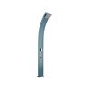 Speedshower SlimLine Deluxe garden solar shower, 225 cm, 24 liter tank, blue-silver