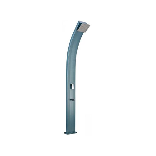 Speedshower SlimLine Deluxe garden solar shower, 225 cm, 24 liter tank, blue-silver