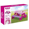 Unicorn picnic table with bench - 71 x 77 x 43 cm