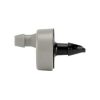 Self-tapping, free-flowing, plug-in mushroom