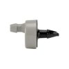 Self-tapping, free-flowing, plug-in mushroom