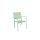 Aluminium classic chair white stackable