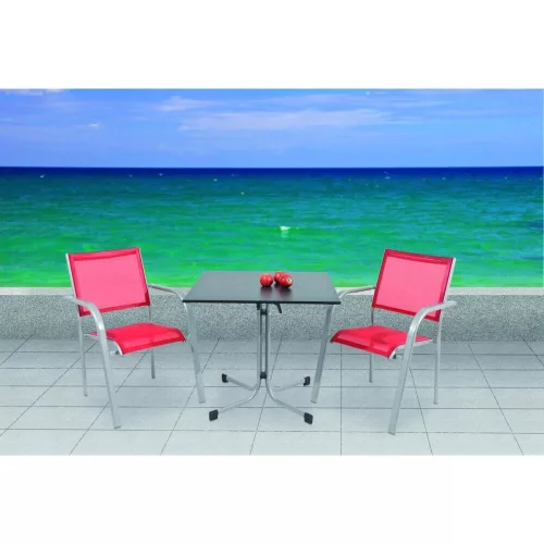 Red chair with armrests Alcamo