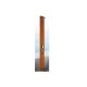 Solar shower aluminum, with foot wash basin, wood pattern, 28L