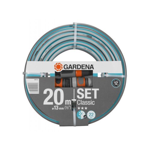 Gardena Classic hose 1/2" 20m with system components