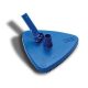 Triangular vacuum head for pool cleaning