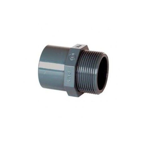 PVC connector threaded/glued DN40 d50