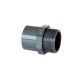 PVC connector threaded/glued DN40 d50