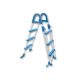Azuro 3-step lacquered safety ladder recommended for pools up to 1.1 meters deep