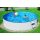 Azuro 2.4*0.9 m pool with ladder, lagoon blue interior, without filter, skimmer-ready