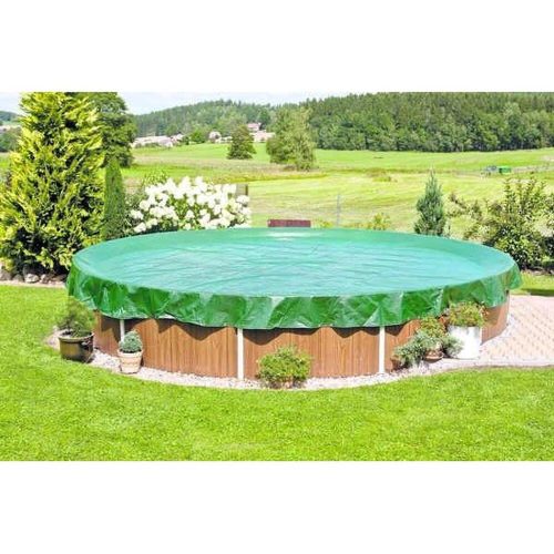 Strong weatherproof liner for 3.2 m round pool in green/black