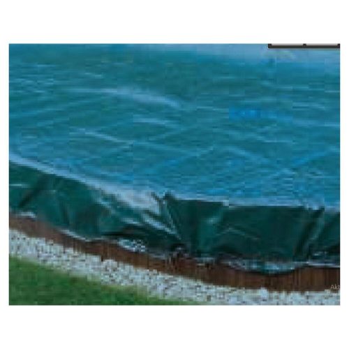Strong weatherproof oval liner for 5.3*3.2 meter pool in green/black