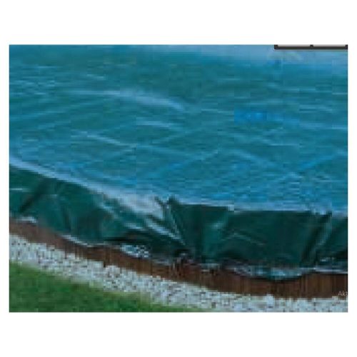 Strong weatherproof oval liner for 6.25*3.6 meter pool in green/black