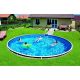 Azuro Frame De Luxe wooden covered 5.5*1.20 m pool, skimmer equipped, without liner