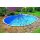 Azuro Frame De Luxe 5.5*3.7 m 1.2 m deep pool, skimmer equipped, without liner