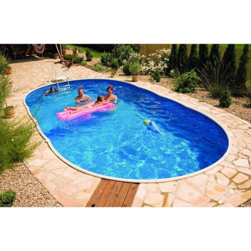 Azuro Frame De Luxe 9.1*4.6 meter 1.2 m deep pool, skimmer equipped, without liner