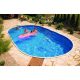 Azuro Frame De Luxe 9.1*4.6 meter 1.2 m deep pool, skimmer equipped, without liner