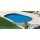 Ibiza oval pool, 8 x 4.16 m; 1.2 m deep, with skimmer opening and combi closing rail, without liner
