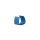Cover profile element for combi top rail sets, blue, 1 pc.