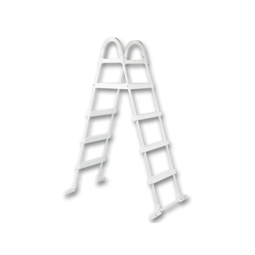 Azuro deluxe lacquered 3-step ladder for 1.2 m deep pools