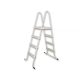 Azuro deluxe lacquered 3-step ladder for 1.3 m deep pools