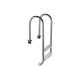 Slim 2-step built-in stainless steel ladder for 0.9 m deep in-ground pools