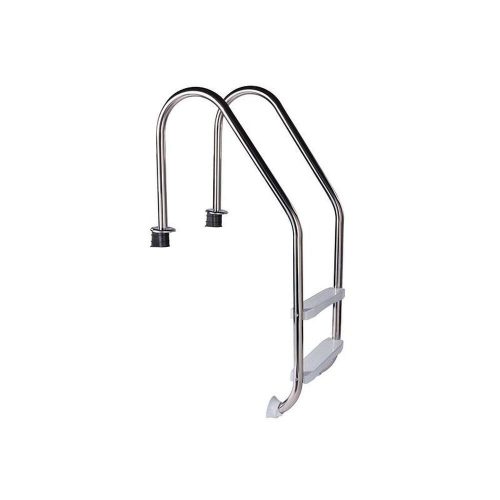 Standard 2-step built-in stainless steel ladder for 0.9 m deep in-ground pools