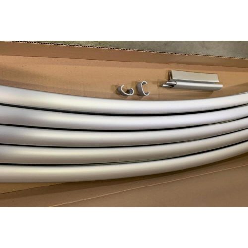 Top combi rail set, aluminum, for 3.2 x 5.25 meter pools