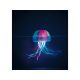 Jellyfish floating LED lamp, O14.2 cm x 28.5 cm