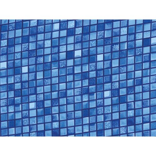 Pool liner, Mosaic pattern, 0.60 mm thick, with J-hook, for Ibiza pools 10 x 4.16, 1.5 m deep