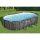Bestway metal frame pool set, oval, 6.10 x 3.66 x 1.22 m, 12V 3.8 m3/h with filter, ladder, cover, mulch