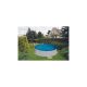 Azuro 4.6 x 1.2 m, white 0.4 mm steel sheet, Lagoon blue 0.4 mm foil with skimmer and air outlet cutout without accessories
