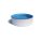 Ibiza round pool, diameter 4.20 meters, depth 1.20 m - gray, wall thickness 0.75 mm, pre-cutouts for skimmer and