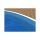Pool liner Blue liner with 0.8 mm thick overlap for 4.0 x 1.2 m pool