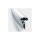 Upper combi aluminum colored rail set for 6.23 x 3.6 meter Ibiza pools