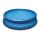 Solar cover for pools with an inflatable top ring up to 3.6 m in diameter