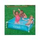 Mini metal frame pool blue 122*122*30 cm