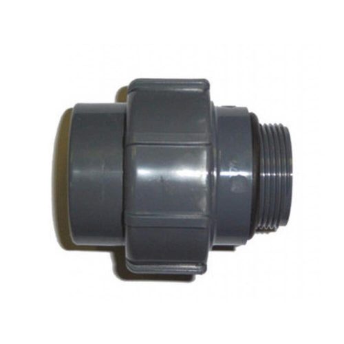 PVC hose extension adapter, d 50 x 1 1/2" external thread d 50 x 1 1/2"