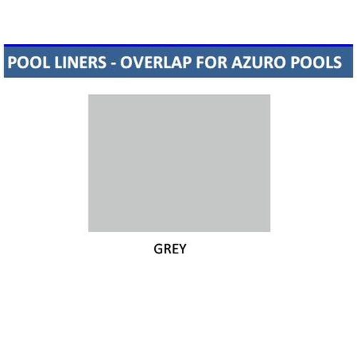 Pool liner GREY liner, gray color, 0.225 mm thick, with overlap, for 3.6 x 1.1 m pools
