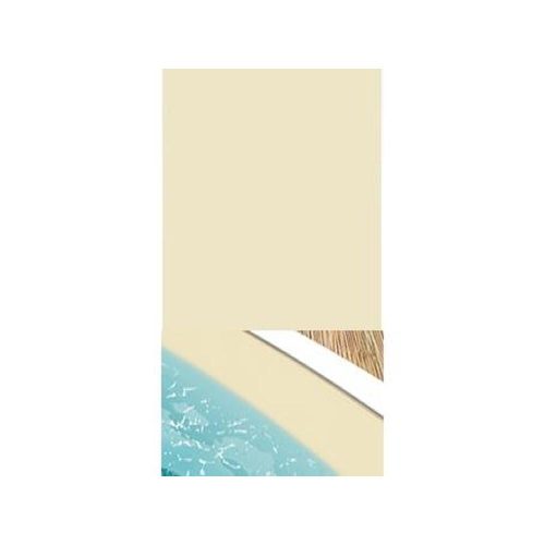 Pool liner, IBIZA sand color, 0.80 mm, J-hook, for oval pools 4.16 x 8.00, 1.2 m deep