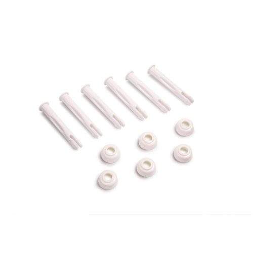 Pin and rubber seal
