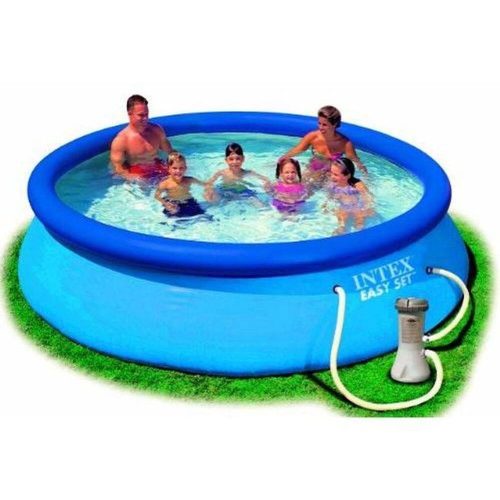 INTEX Easy Set family pool, Ø 366 x 76 cm, with paper filter water pump
