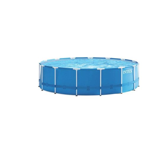 Intex tubular frame pool set with blue filter - 457 x 122 cm