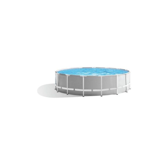 Intex tubular frame pool with gray filter - 457 x 122 cm