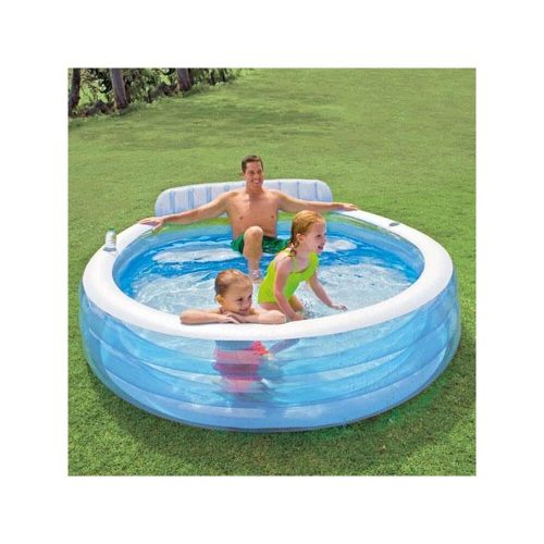 Intex: Family Center sun lounger pool 224x216x76cm