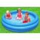 Inflatable three-ring pool - 168 x 40 cm, blue