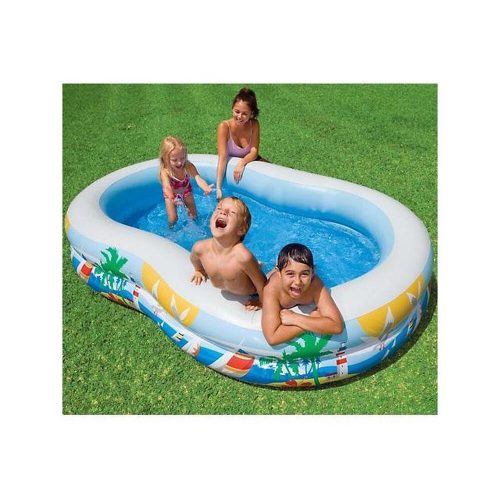 Family pool with seagulls - Intex