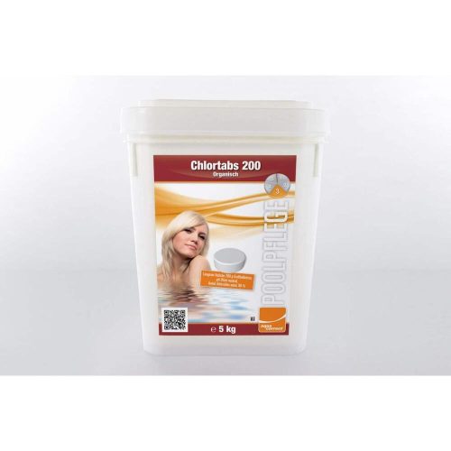 Aquacorrect chlorine tablets 90 in 200 gram 5 kg packages